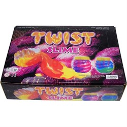 Лизун перламутровый цвета миксом 12 шт\уп - фото 75341