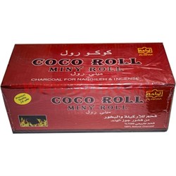 Уголь для кальяна Al-Waha 1 кг кокосовый Coco Roll - фото 75469