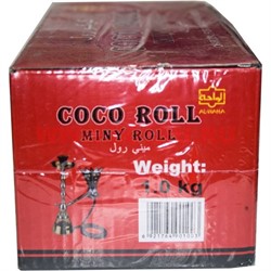 Уголь для кальяна Al-Waha 1 кг кокосовый Coco Roll - фото 75473