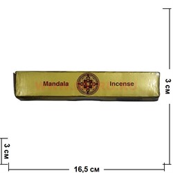 Благовония тибетские Mandala золотые 45 палочек безосновные - фото 75974