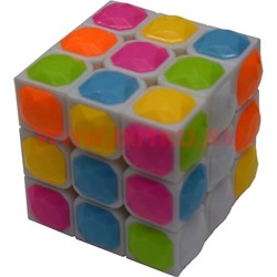 Игрушка Кубик Головоломка 6 см с выпуклыми сегментами - фото 76030