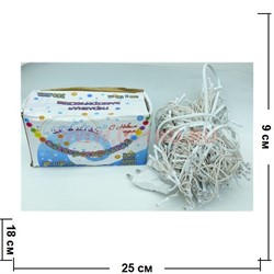 Электрогирлянда 300 микроламп "дождь" (AGT-K300) 300х180см, цена за коробку из 48 штук - фото 76081