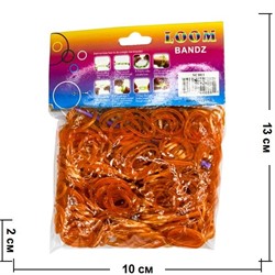 Резинки Лум Бэндс 600 шт "золото", цена за 12 упаковок - фото 76182
