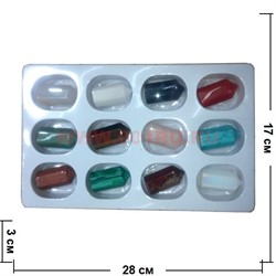 Набор большой «камни-карандашики» 12 шт/уп - фото 76542