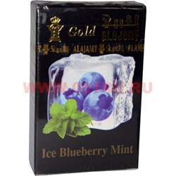 Табак для кальяна Al Ajamy Gold 50 гр "Ice Blueberry Mint" (альаджами черника мята лед) - фото 76903