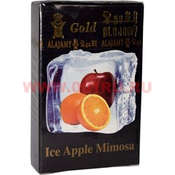 Табак для кальяна Al Ajamy Gold 50 гр "Ice Apple Mimosa" (альаджами яблоко апельсин лед) - фото 76911