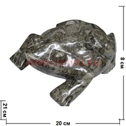 Жаба из мраморного оникса 30 см (12 дюймов) - фото 77051