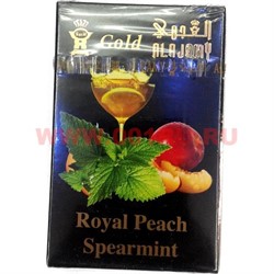 Табак для кальяна Al Ajamy Gold 50 гр "Royal Peach Spearmint" (персик с мятой аль аджами голд) - фото 77143