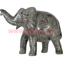 Слон из мраморного оникса 20 см (8 дюймов) - фото 77217