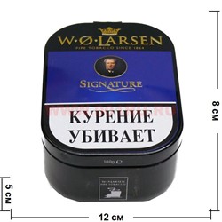 Трубочный табак W. O.Larsen "Signature" 100 гр в коробочке - фото 77246