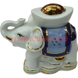 Слоник из фарфора со слитком (NS-925) - фото 77509