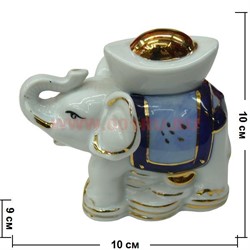 Слоник из фарфора со слитком (NS-925) - фото 77510