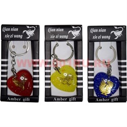 Брелок «Петух символ 2017 года» металл в пластмассе, 12 шт/уп - фото 78127