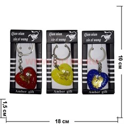 Брелок «Петух символ 2017 года» металл в пластмассе, 12 шт/уп - фото 78129