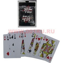 Карты для покера Full Tilt пластиковые 12 шт/упаковка - фото 78186