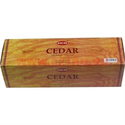 Благовония HEM "Cedar" четырехгранники, цена за уп из 25 шт - фото 78289