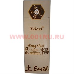 Благовония Tulasi "Feng Shui Earth" (феншуй земля) 6 шт/уп, цена за уп - фото 78333