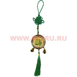 Амулет мусульманский круглый с колокольчиками, цена за 12 штук - фото 79049