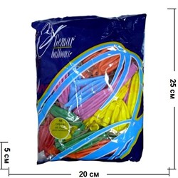 Шарики надувные панч болл 25 шт пастель рисунок (GBP1/80) 45 см 18" пастель рисунок - фото 79186