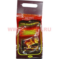 Уголь для кальяна Золотая Корона 1 кг - фото 79227