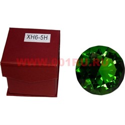 Кристалл Бриллиант зеленый 6 см (XH6-5H) - фото 79357
