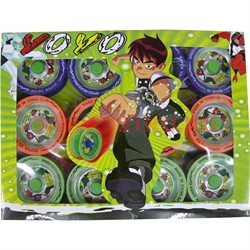Игрушка Йо-Йо в ассортименте (металл, пластик) цена за 12 штук - фото 79407