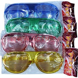 Прикольные гигантские очки с прорезями 5-6 цветов - фото 79453