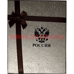 Набор «Герб России» (003-6A) фляга 9 унций и 4 стакана - фото 79817