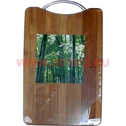 Доска разделочная кухоная 1 размер (бамбук) - фото 79982