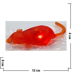 Лизун светящийся "мышка" цена за уп из 24 шт - фото 80246