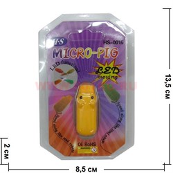 Игрушка "бегающая свинка" светящаяся, цена за 24 штуки - фото 80260