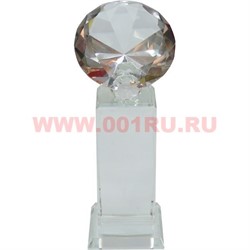 Приз стеклянный 20см - фото 80456