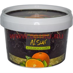Табак для кальяна Alsur 500 гр "Апельсин и мята" (без никотина) - фото 80507