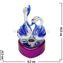 Кристалл "Лебеди" 10,5см - фото 80587