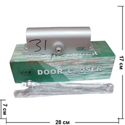 Доводчик на дверь (30) 65-85 кг, цена за 10 шт\кор - фото 80762