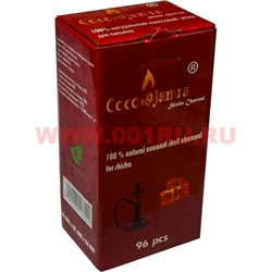 Уголь для кальяна кокосовый Coco Jamra 1 кг 96 шт - фото 80844