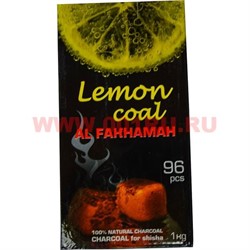 Уголь для кальяна лимонный Al Fakhamann 1 кг 96 шт - фото 80866