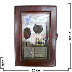 Ключница прямоугольная 5 видов 28х20 см - фото 81481