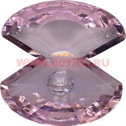 Кристалл «Жемчужина» розовая 10х11,5 см - фото 82225
