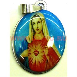 Подвеска Иконка христианская Непорочное сердце Девы Марии 12 шт/упаковка - фото 82250