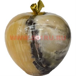 Яблоко из медового оникса 3 дюйма 7,5 см - фото 83366