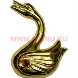 Зажигалка газовая «Лебедь» золотой - фото 83609