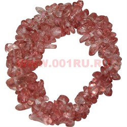 Браслет из каменной крошки «халцедон» - фото 83944