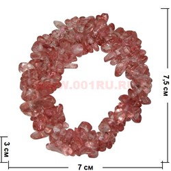 Браслет из каменной крошки «халцедон» - фото 83945