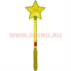 Палочка светящаяся (AN-249) звезда 35 см, цена за 12 шт - фото 84272