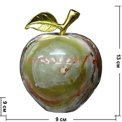 Яблоко 9 см (3 дюйма) из оникса - фото 84353