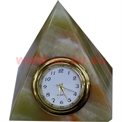 Часы из оникса "Пирамида" 12 см (5 дюймов) - фото 84416