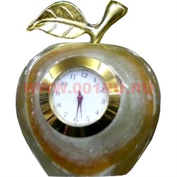 Часы из оникса "Яблоко" 8см (2 дюйма) - фото 84418
