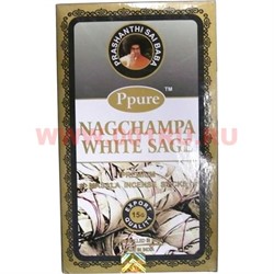 Благовония Ppure Nagchampa White Sage 15 гр, цена за 12 штук (Шалфей) - фото 84639