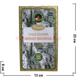 Благовония Ppure Nagchampa Money Drawing 15 гр, цена за 12 штук (Привлечение денег) - фото 84647
